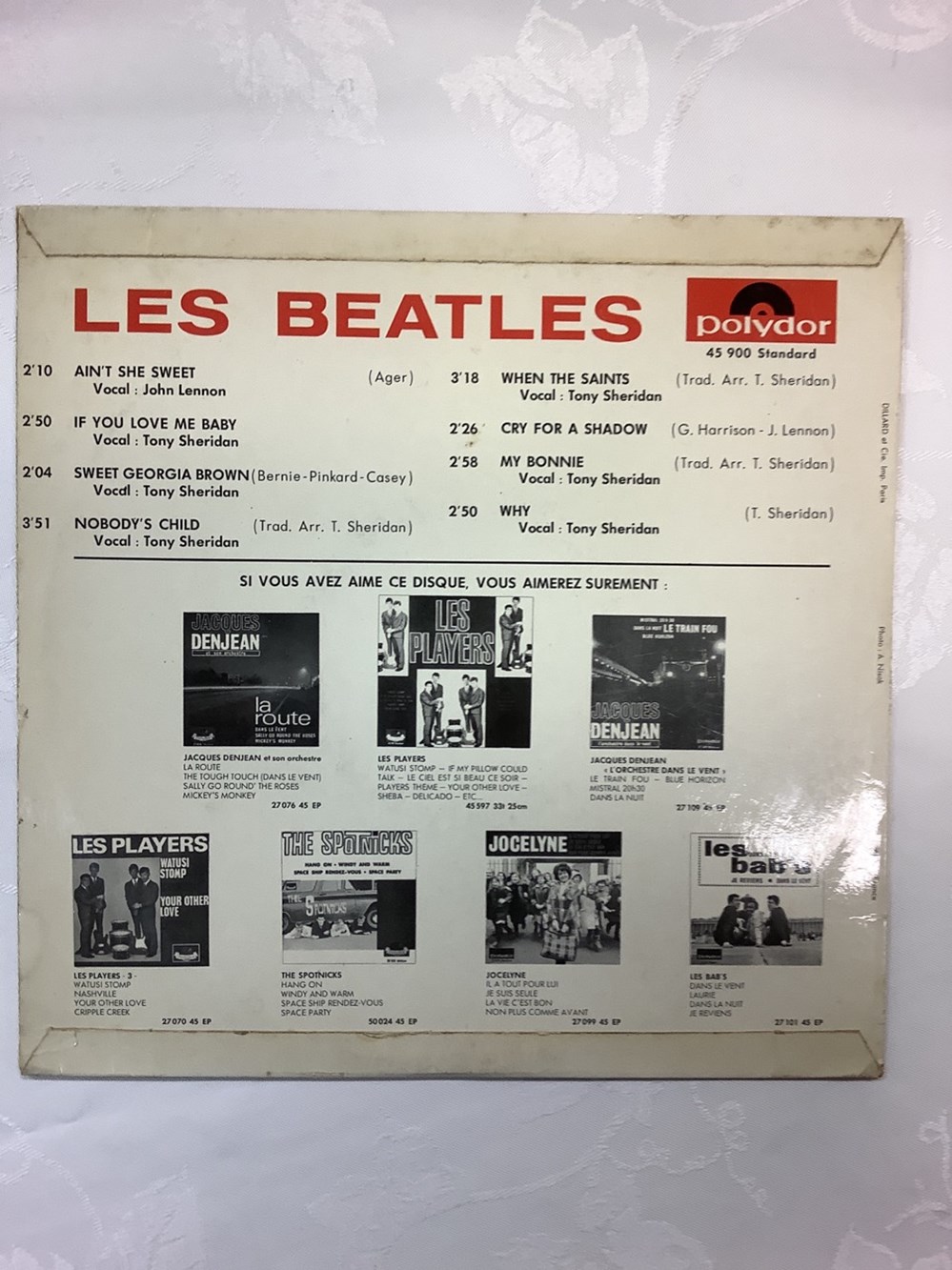monnaies vinyle les beatles les perruques