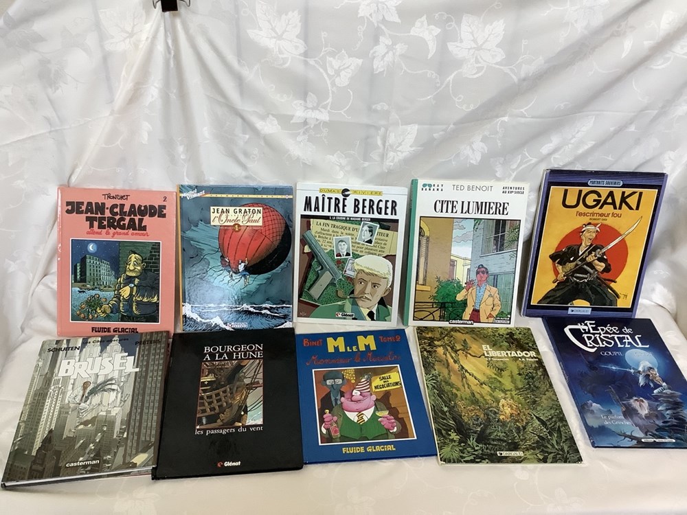 Lot de BD diverses, Graton, Peyo, Gothias…. monnaies lot de bd diverses graton peyo gothias