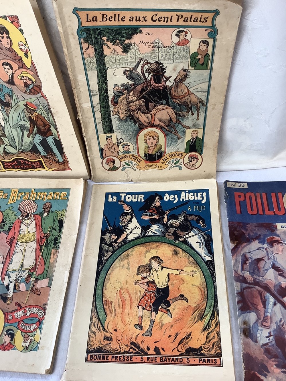Lot de 9 illustrés pour enfant et ado, en état d’usage, non crayonnés, non déchirés. 3 monnaies lot de 9 illustres pour enfant et ado en etat d usage non crayonnes non dechires