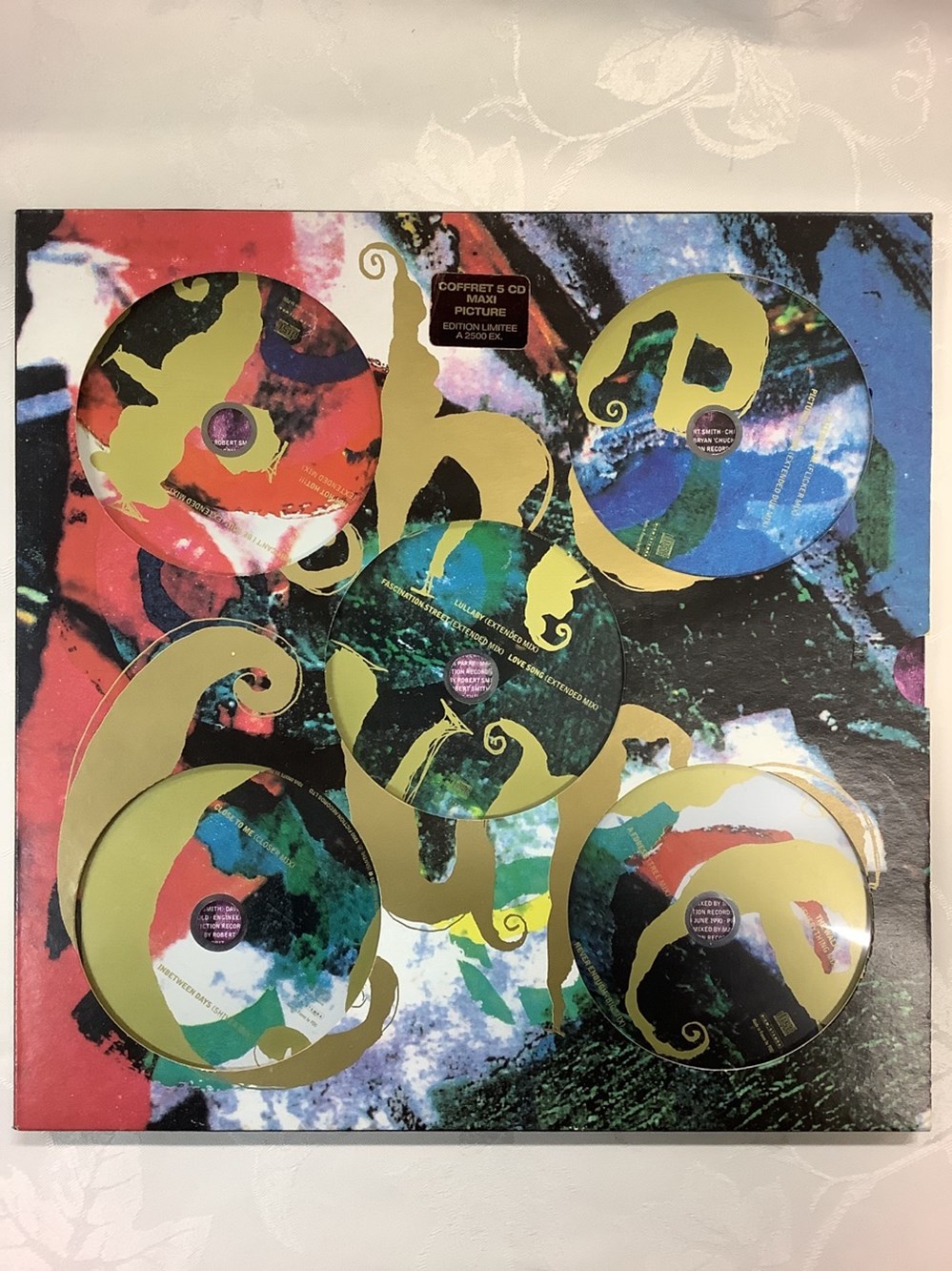 The Cure Long Box 5 CD maxi monnaies the cure long box 5 cd maxi