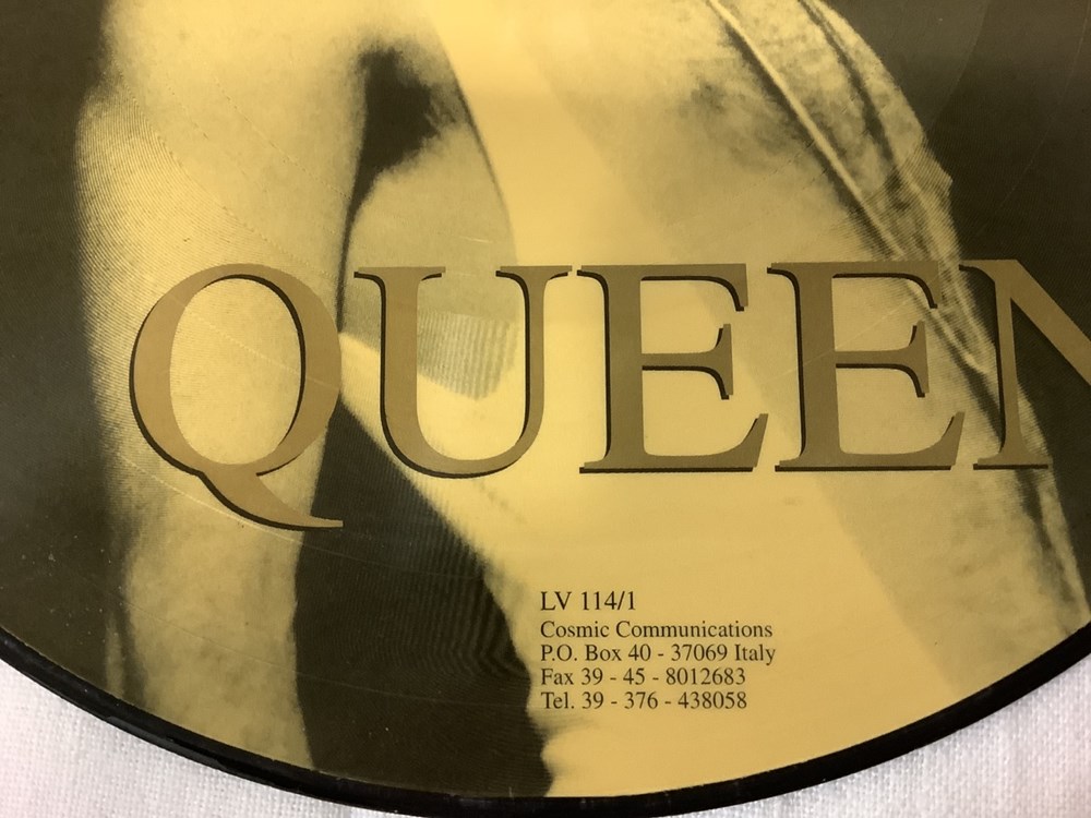 monnaies 2 pictures disc 25 cm queen lv 114 pressage italien vg