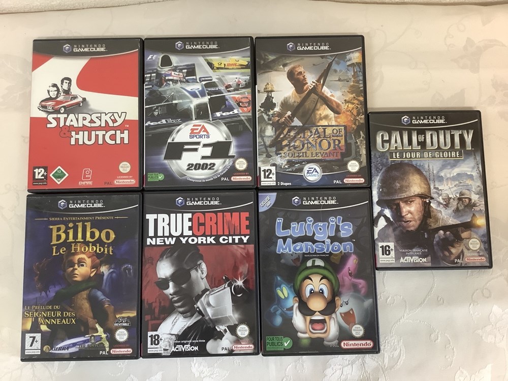 Lot de 18 jeux GAMECUBE - Coins