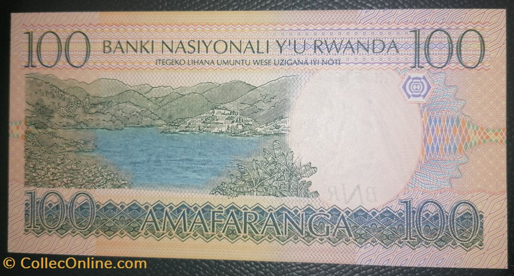 Rwanda P-029b 100 francs 2003 billet afrique rwandum rwanda p 029b 100 francs 2003