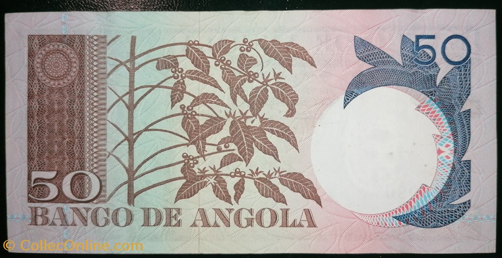 billet afrique angola p 105 50 escudos 1973