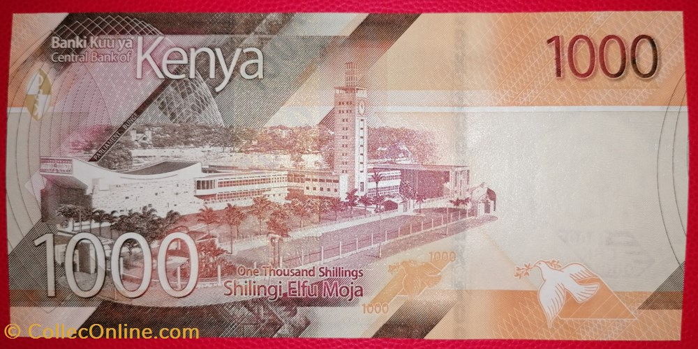 Kenya P-056 1000 Shillings 2019 billets afrique kenya p 056 1000 shillings 2019