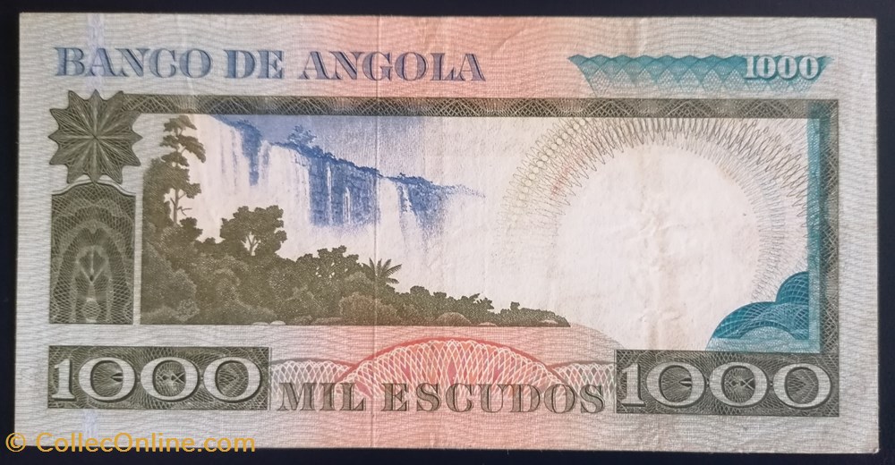 billet afrique angola p 108 1000 escudos 1973