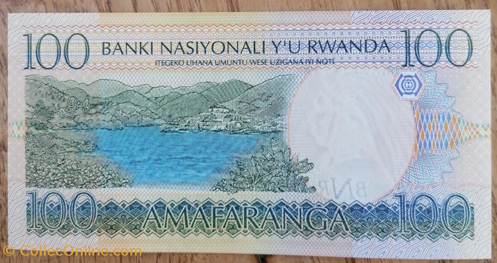 Rwanda P-029a 100 francs 2003 billet afrique rwandum rwanda p 029a 100 francs 2003