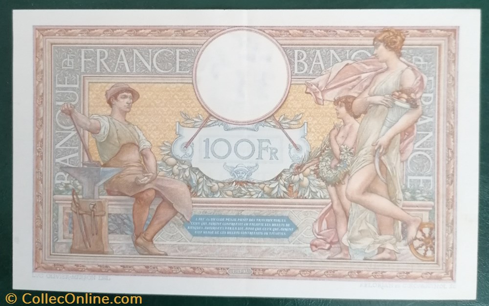 billet europe france p 078c 12 100 francs merson grandes cartouches 1935