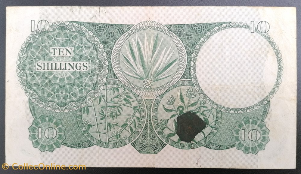Afrique orientale anglaise P-046a 10 shillings ND1964 billets britannique afrique orientale anglaise p 046a 10 shillings nd1964
