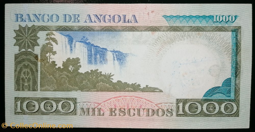 billet afrique angola p 108 1000 escudos 1973