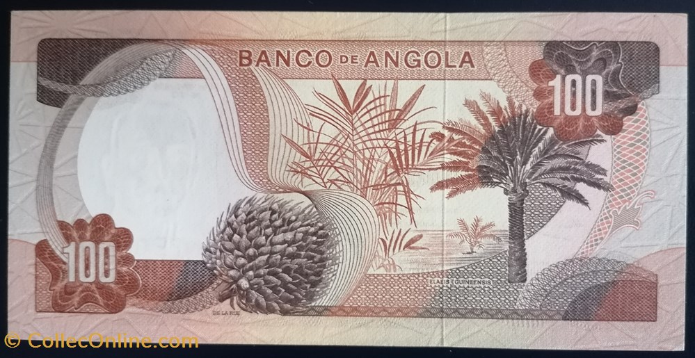 billet afrique angola p 101 100 escudos 1972