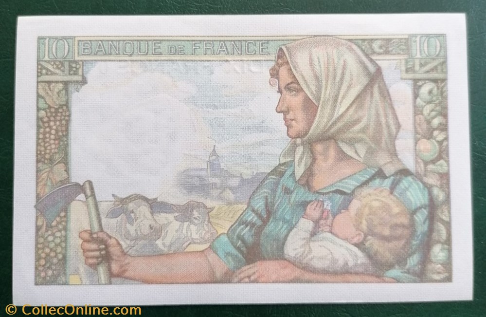 France P-099b 10 francs mineur 1942 billet europe france p 099b 10 francs mineur 1942