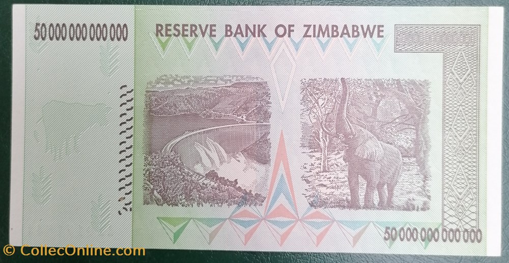 billet afrique zimbabwe p 090 50 trillion dollars 2008