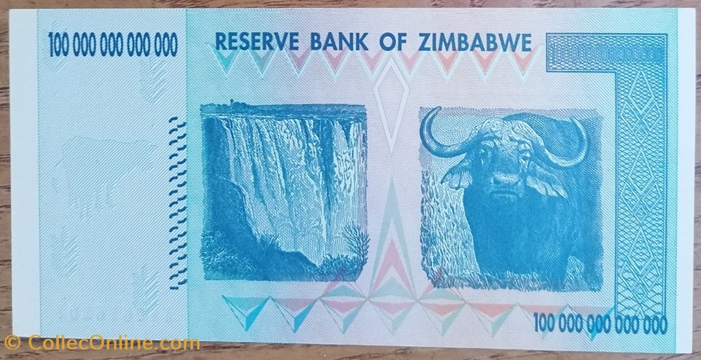 billet afrique zimbabwe p 091 100 trillion dollars 2008