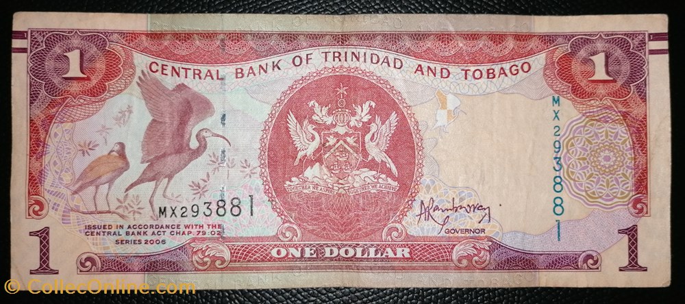 Trinidad et tobago P-046Аa.1 2006 billet amerique du nord trinite trinidad et tobago p 046 a 1 2006
