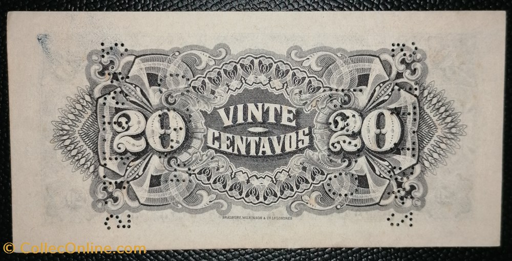 Mozambique P.R29 20 centavos Beira 1933 billet afrique mozambique p r29 20 centavos beira 1933