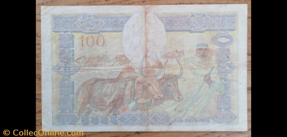 Madagascar P-040a.3 100 francs ND 1937 billet afrique madagascar p 040a 3 100 francs nd 1937