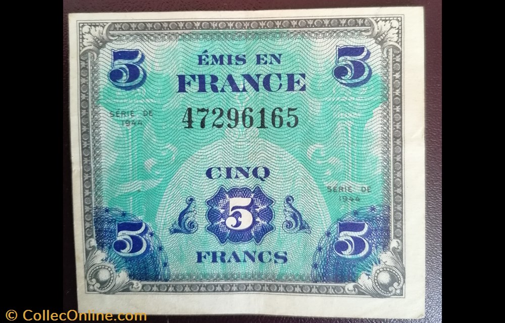 France P-115a 5 francs drapeau billet europe france p 115a 5 francs drapeau