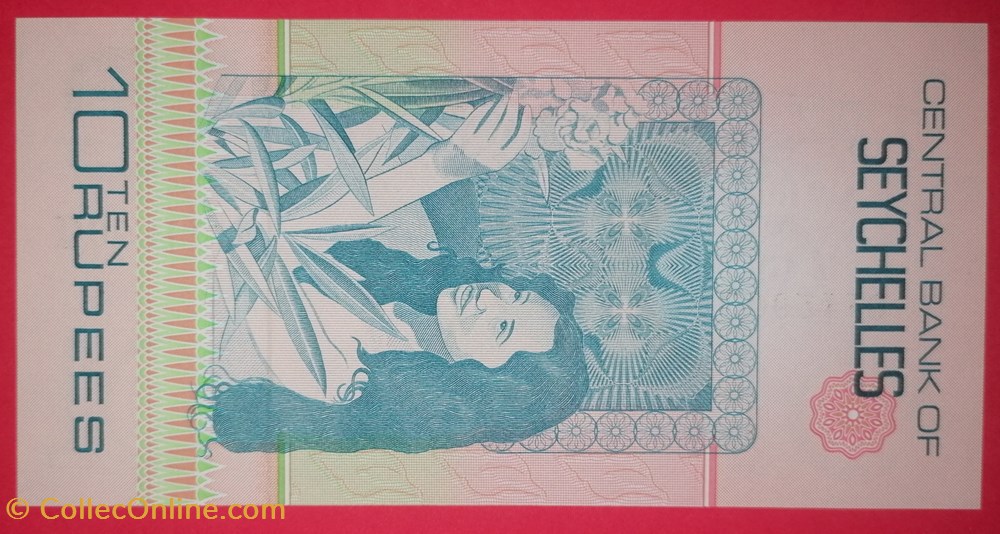 Seychelles P-028a 10 roupies 1983 billets afrique seychelles p 028a 10 roupies 1983