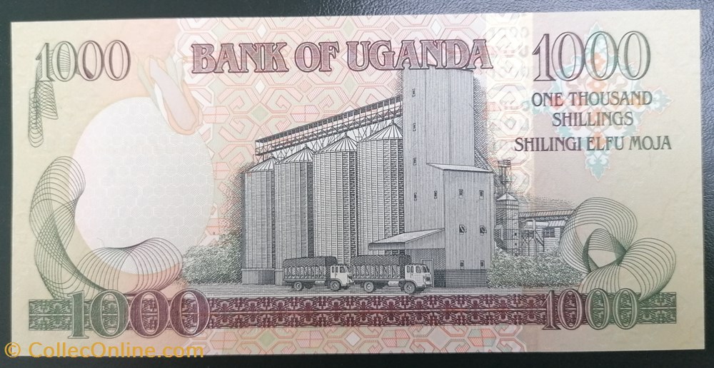 billets afrique ouganda p 043a 1000 shillings 2005