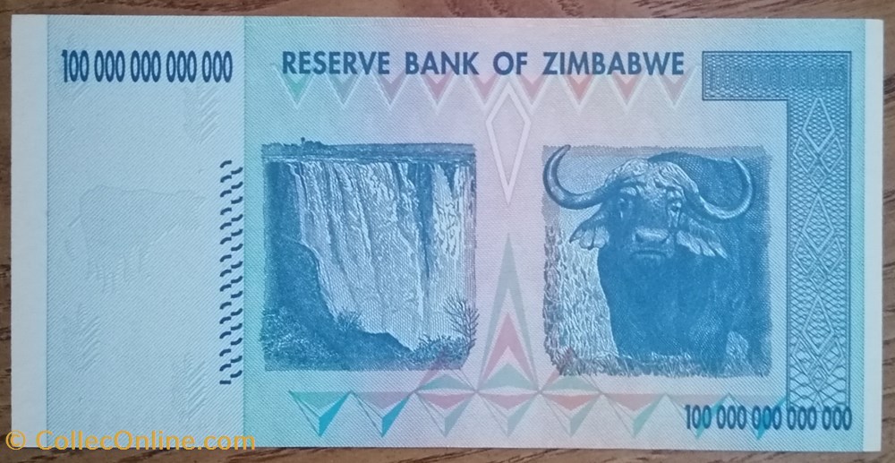 billet afrique zimbabwe p 091 100 trillion dollars 2008