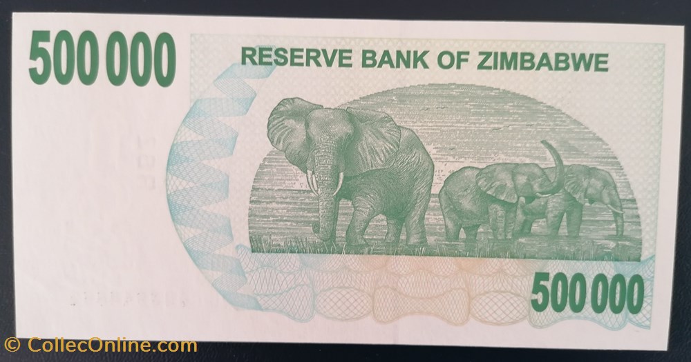 billet afrique zimbabwe p 051 500 000 dollars 2007