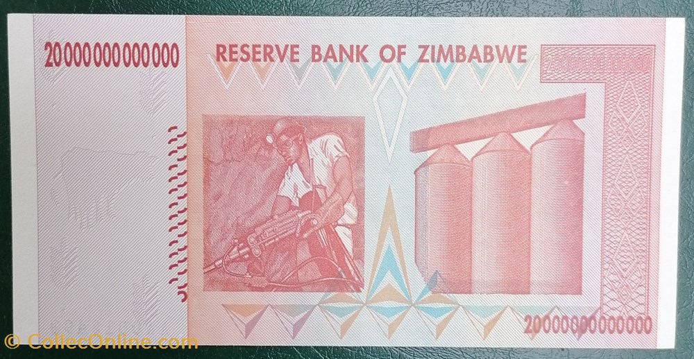 billet afrique zimbabwe p 089 20 trillion dollars 2008