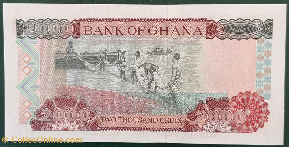 billets afrique ghana p 033h 2000 cedis 2003