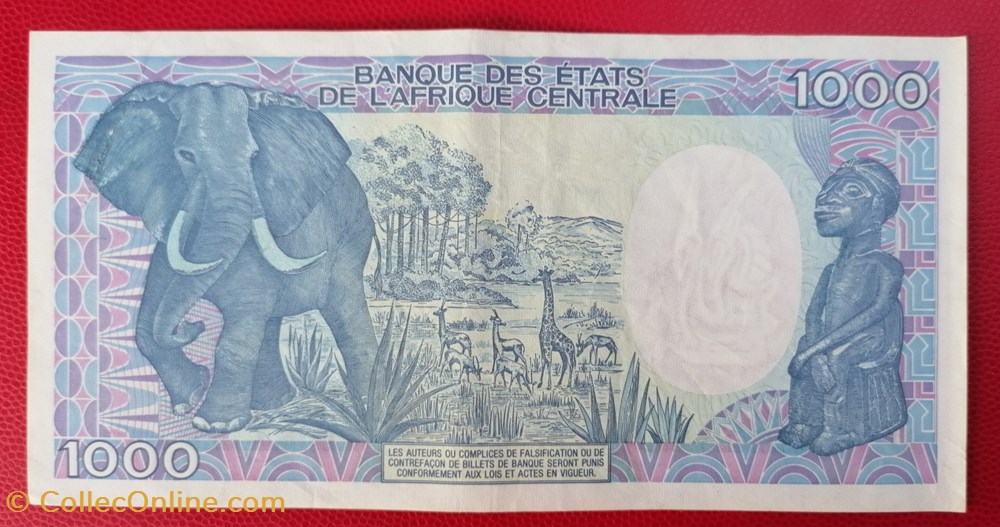Congo P-010c 1000 francs 1991 billets afrique republique democratique du congo p 010c 1000 francs 1991