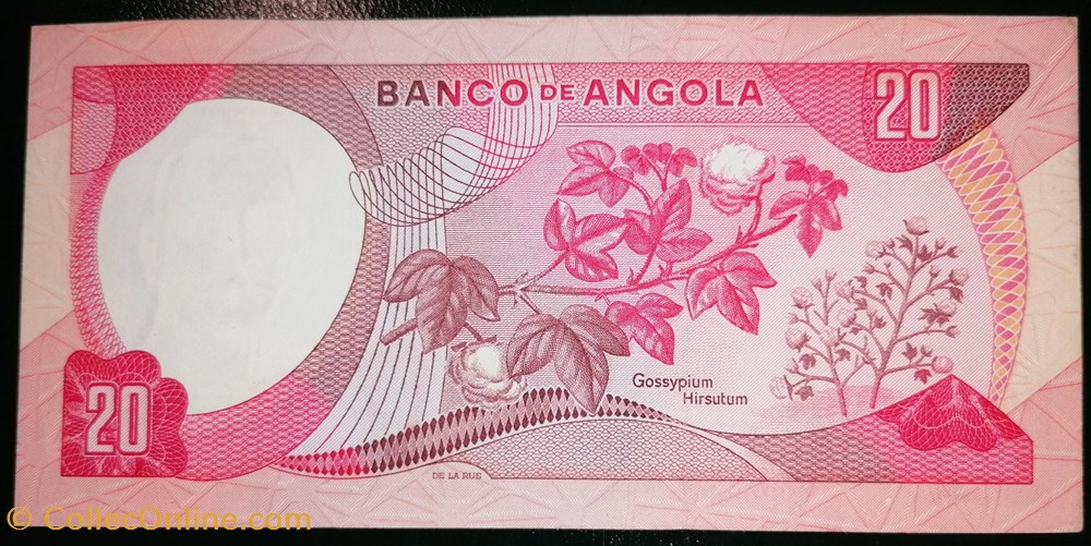 billet afrique angola p 099 20 escudos 1972