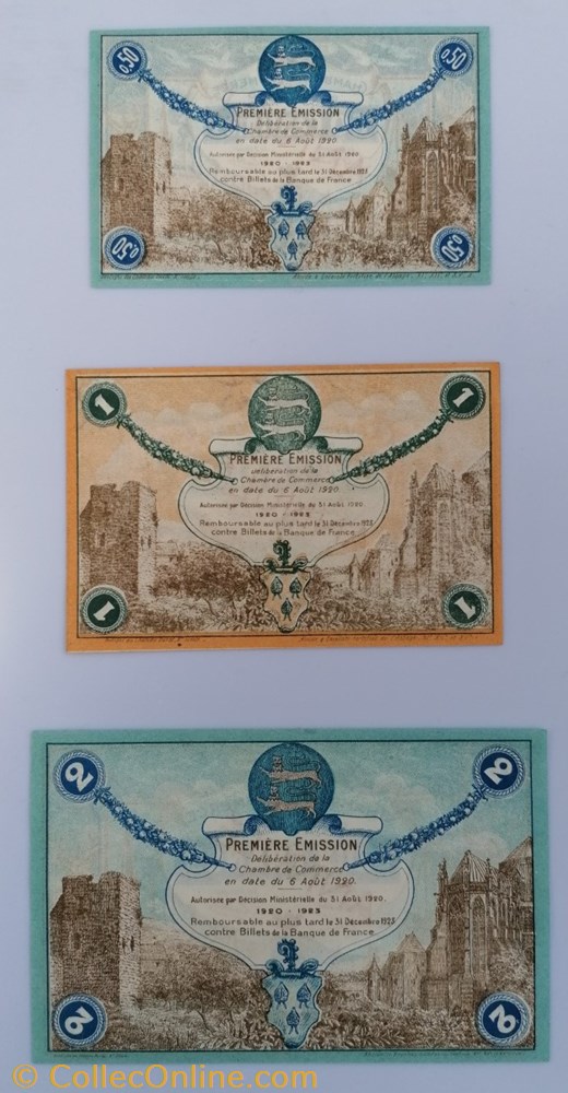 billet europe france fecamp serie cdc annule emission 1920