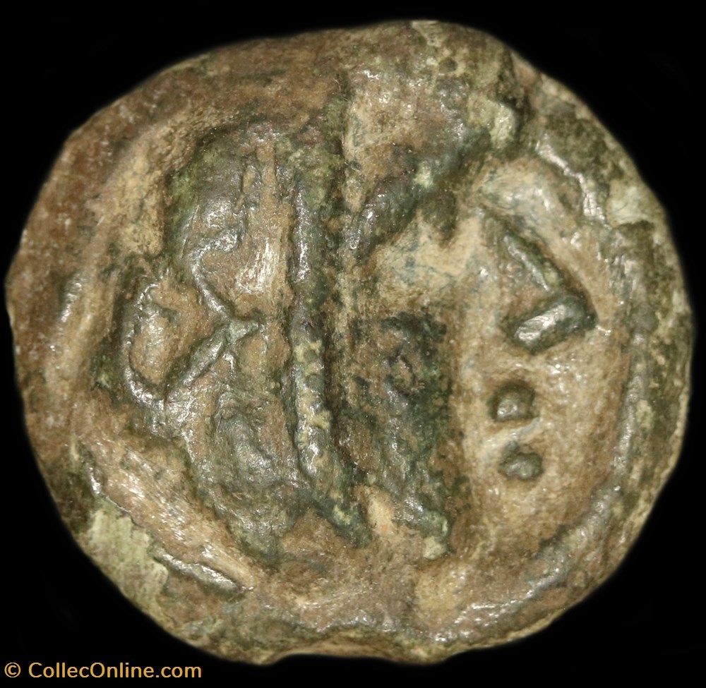 Potin type RN 3 monnaie antique av jc a ap gauloise potin type rn