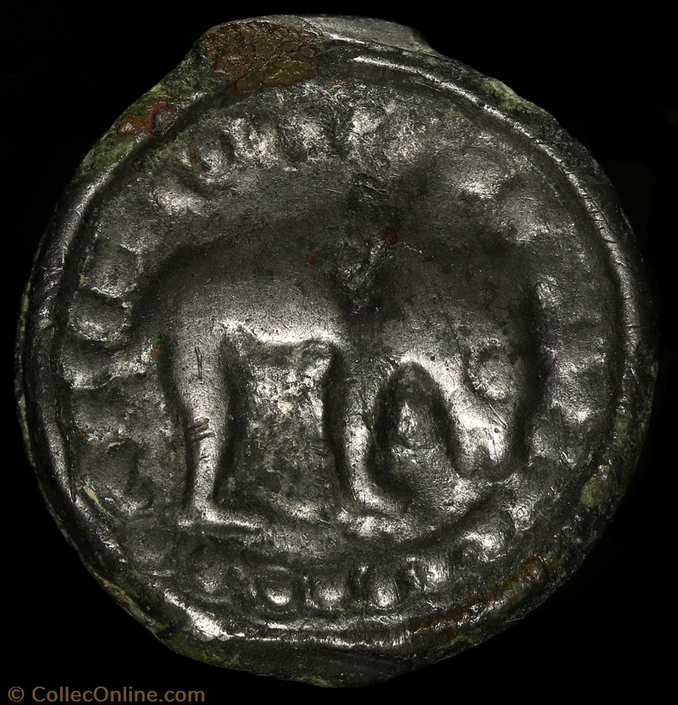 monnaie antique av jc ap gauloise potin au bucrane