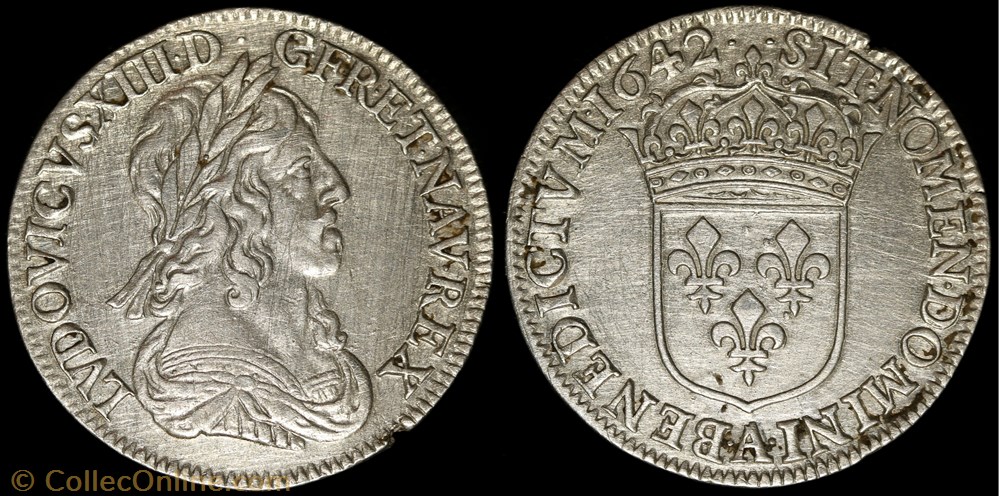 monnaie france royale quart ecu argent
