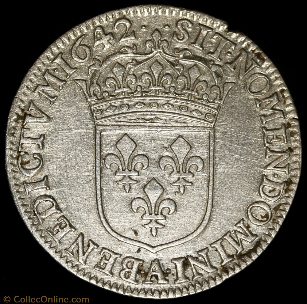 monnaie france royale quart ecu argent