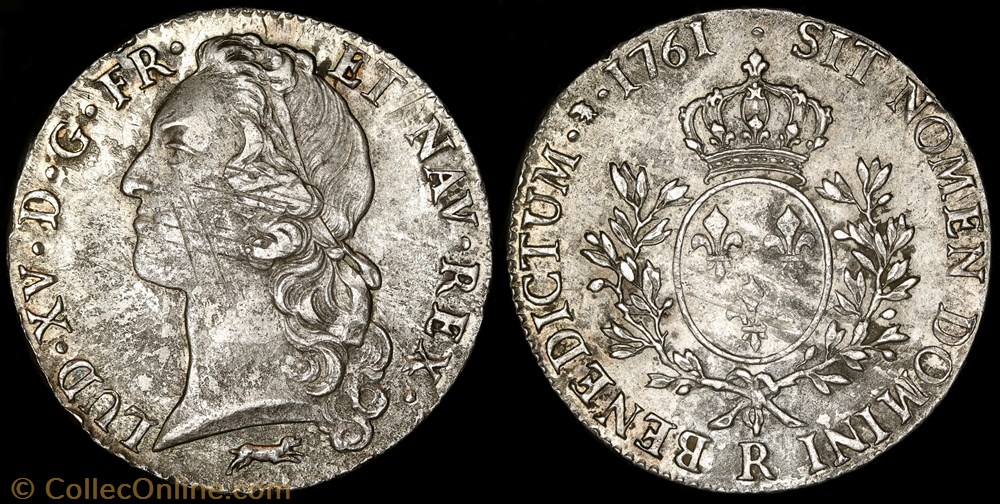 monnaie france royale ecu au bandeau