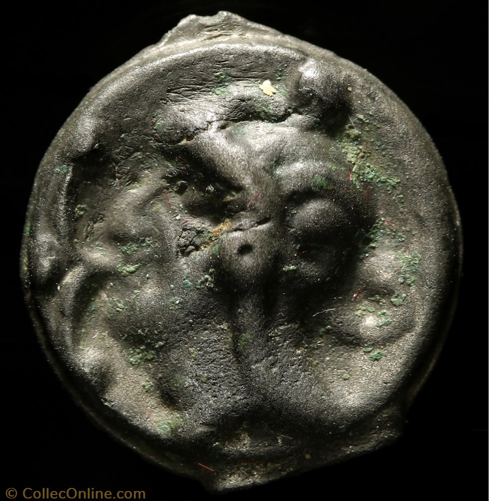 monnaie antique av jc ap gauloise potin au taureau et au lis type 1
