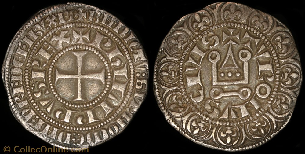 monnaie france royale gros tournois a o rond
