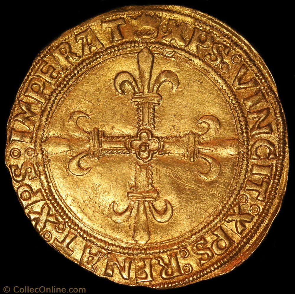 Ecu d'or du Dauphiné 3 monnaie france royale ecu or du dauphine