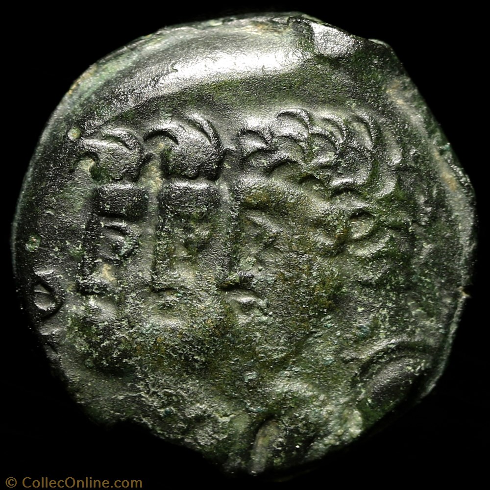 Bronze Remo Remo - bige à gauche 2 monnaie antique av jc ap gauloise bronze remo remo bige a gauche