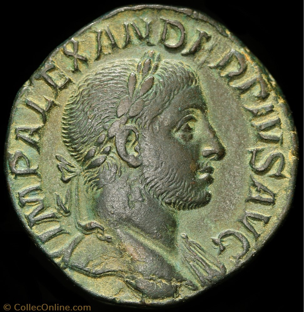 Sesterce - Alexandre Sévère 2 monnaie antique av jc ap romaine sesterce alexandre severe