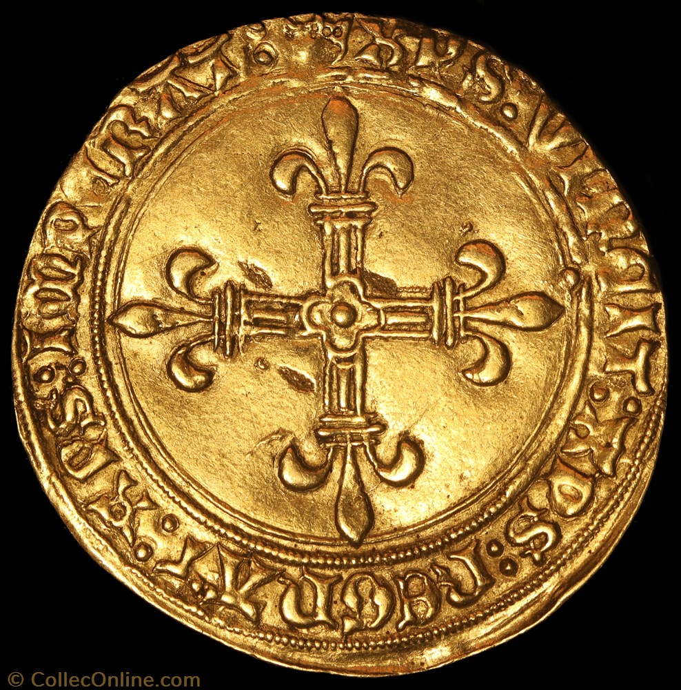 Ecu d'or au soleil - Angers 3 monnaie france royale ecu or au soleil angers