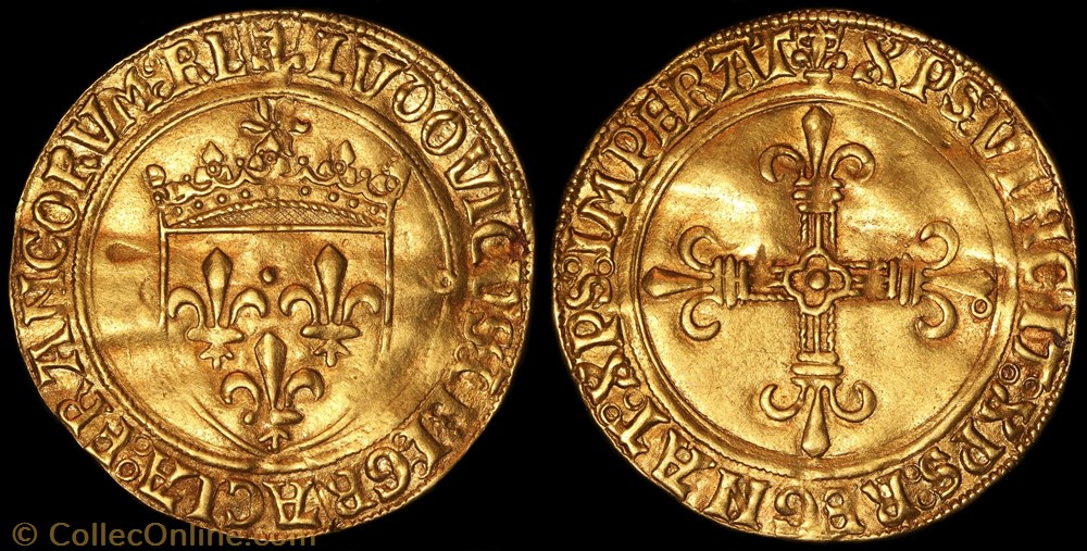 Ecu d'or au soleil - Poitiers monnaie france royale ecu or au soleil poitiers