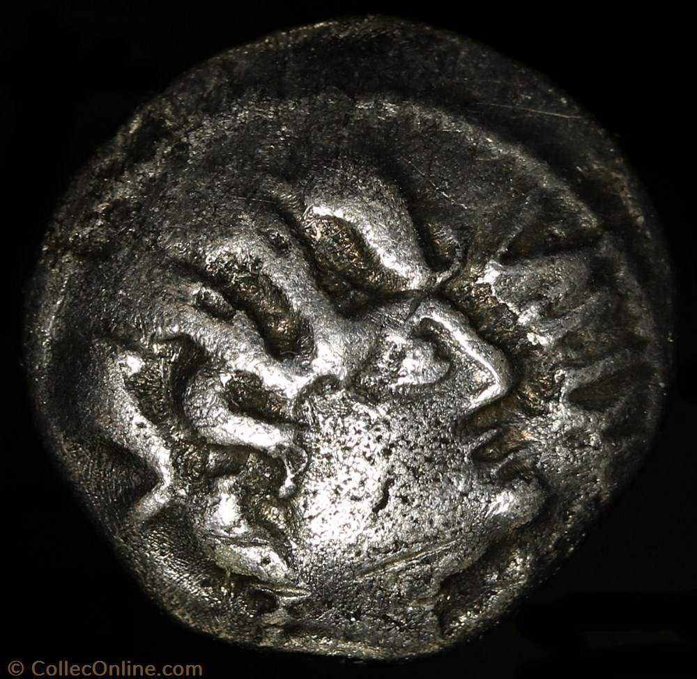 monnaie antique av jc ap gauloise denier nide alabrodiios