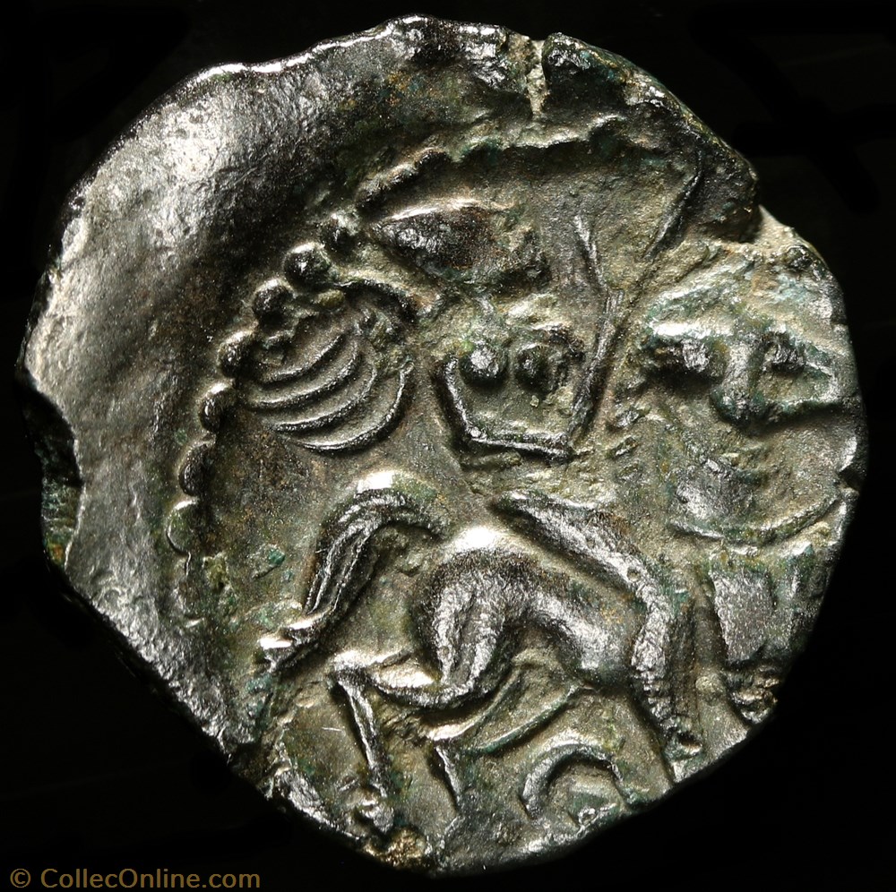 monnaie antique jc ap gauloise bronze pixtilos au cavalier