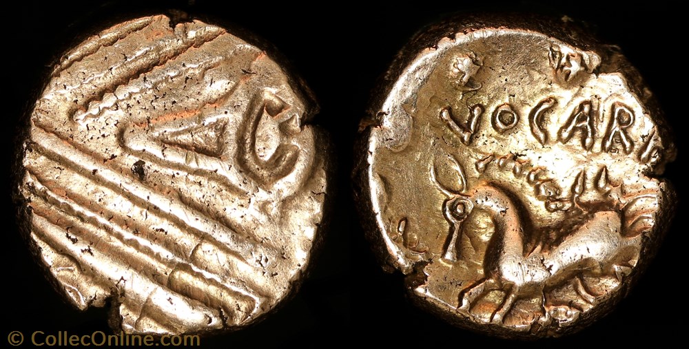 Statère VOCARANT monnaie antique av jc ap gauloise statere vocarant