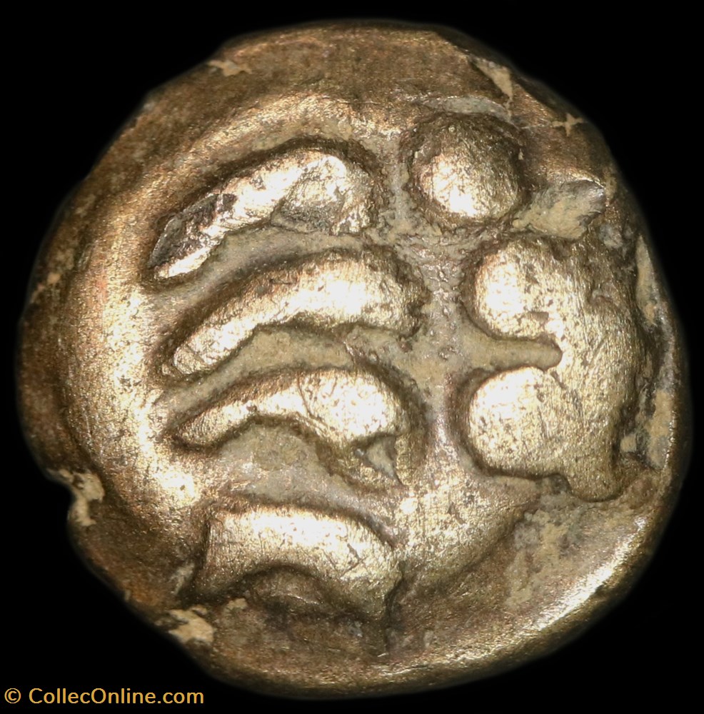 Quart de statère Cheval à droite 2 monnaie antique av jc ap gauloise quart de statere cheval a droite
