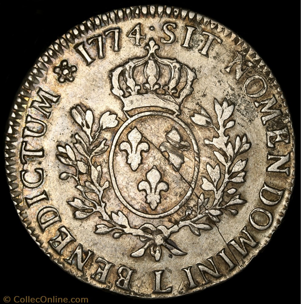 Ecu à la vielle tête 3 monnaie france royale ecu a la vielle tete