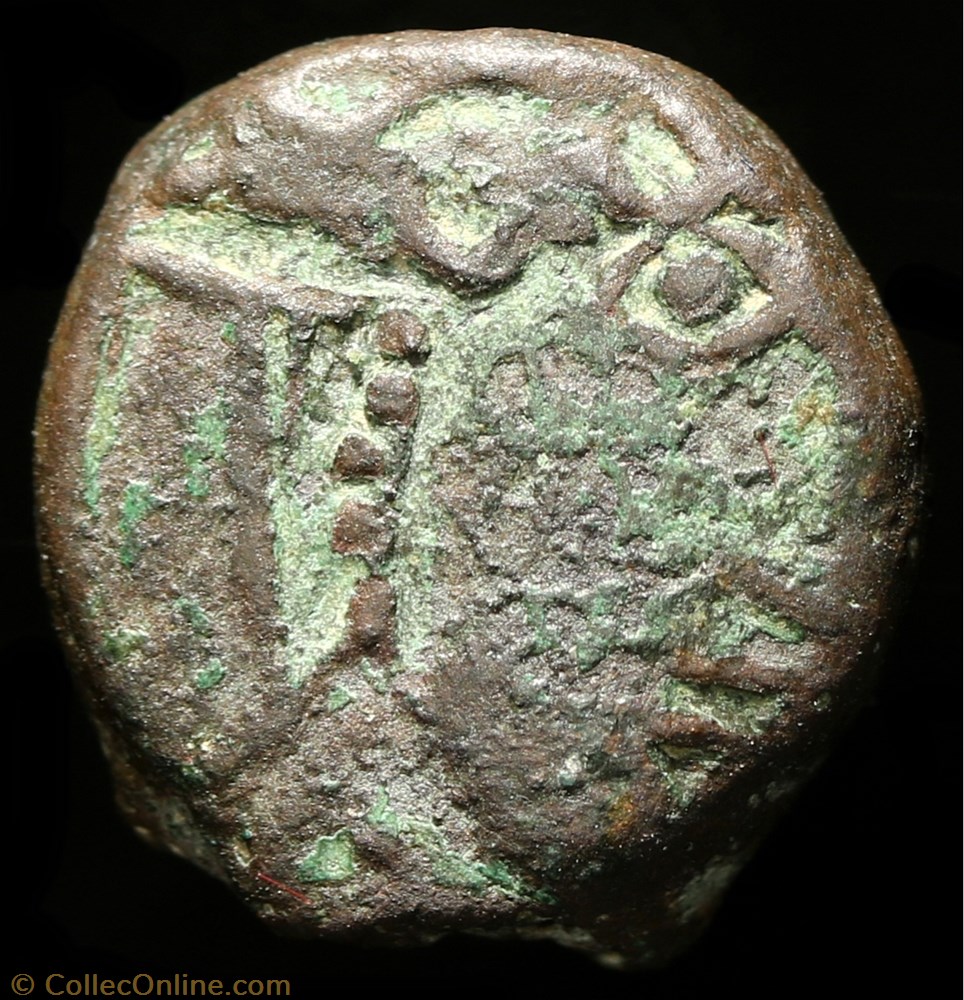 Bronze au cheval et aux annelets 3 monnaie antique av jc ap gauloise bronze au cheval et aux annelets