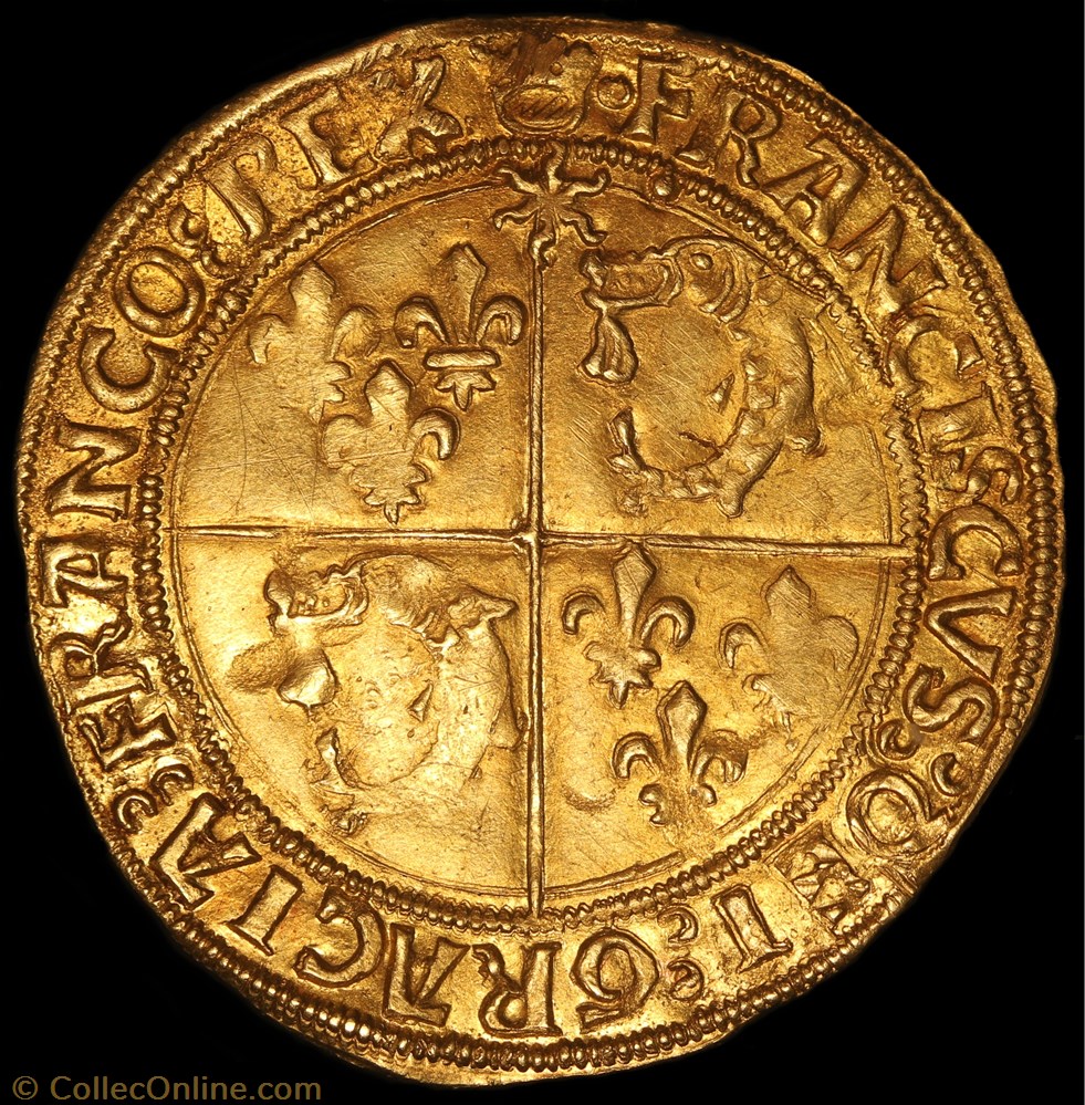 Ecu d'or du Dauphiné 2 monnaie france royale ecu or du dauphine